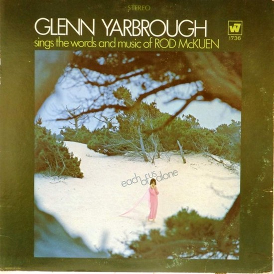 Пластинка Glenn Yarbrough sings the words and music of Rod McKuen